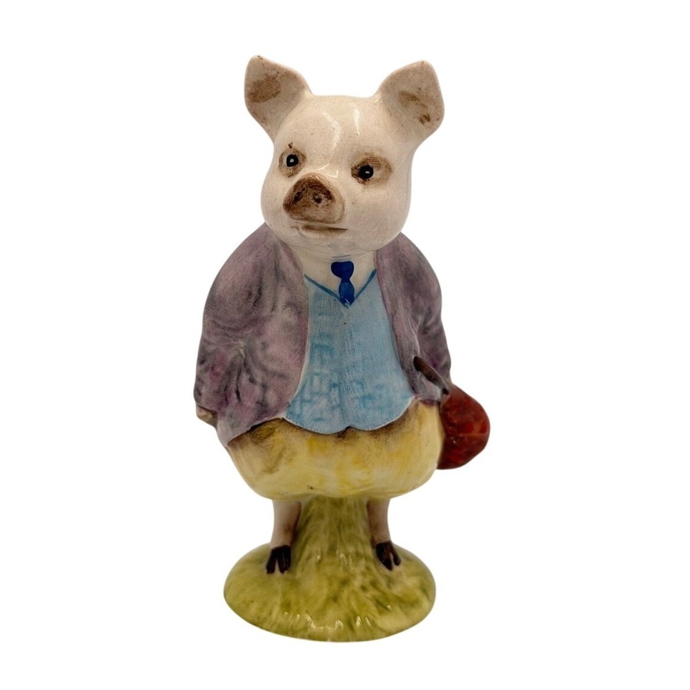 Beswick Beatrix Potter Pigling Bland Figurine 1956 England Pig